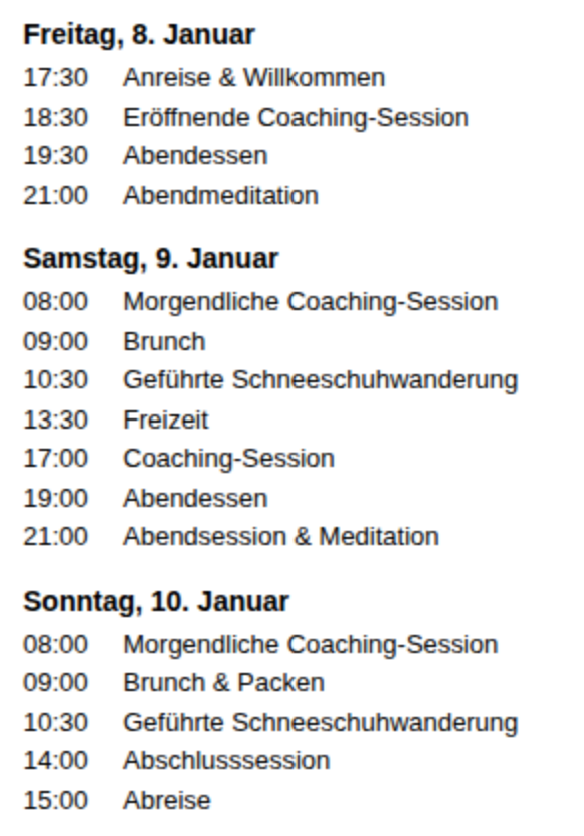 Programm